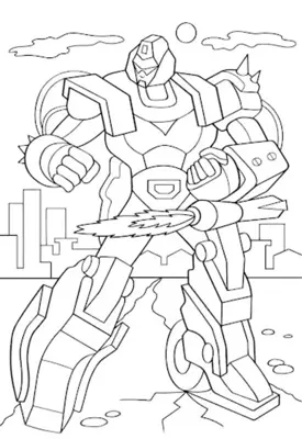 Robot Coloring Book android App screenshot 1