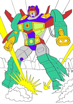 Robot Coloring Book android App screenshot 6